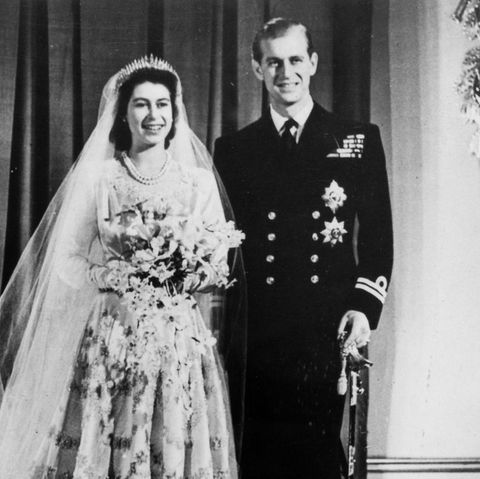Die damalige Prinzessin Elizabeth heiratet am 20. November 1947 den Herzog von Edinburgh