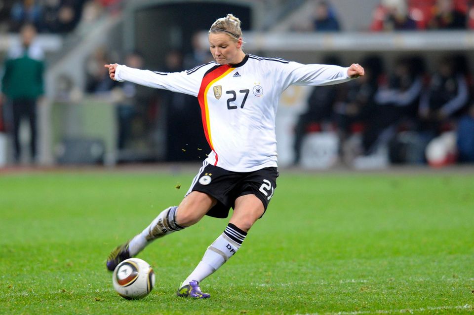 Alexandra Popp, Kapitänin der deutschen Fußballnationalmannschaft der Frauen. 
