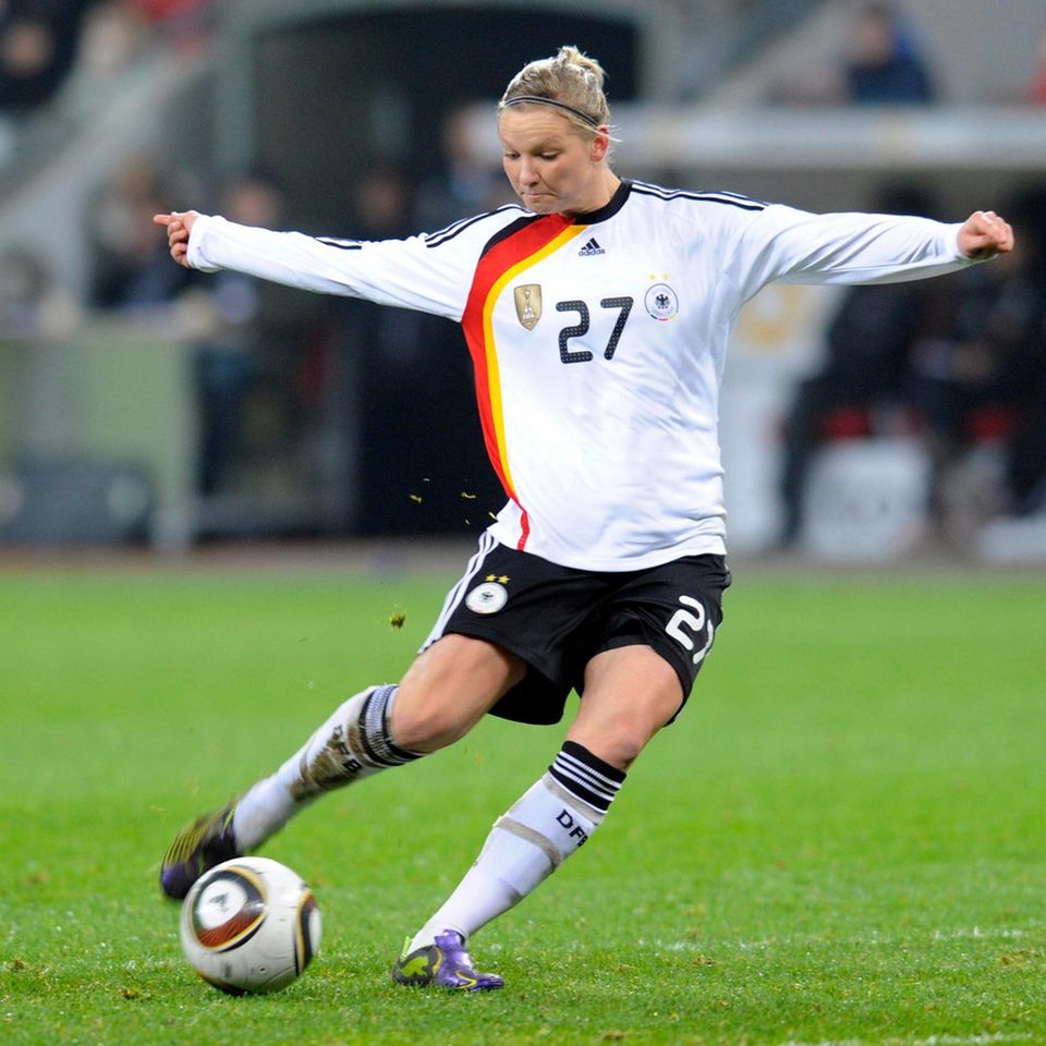 Alexandra Popp, Kapitänin der deutschen Fußballnationalmannschaft der Frauen. 