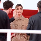Hier muss jede Haarsträhne sitzen: Stefanie Giesinger ist bei den Filmfestspielen in Cannes mit L'Oréal unterwegs - als Markenbotschafterin muss sie da natürlich immer top gestylt sein.