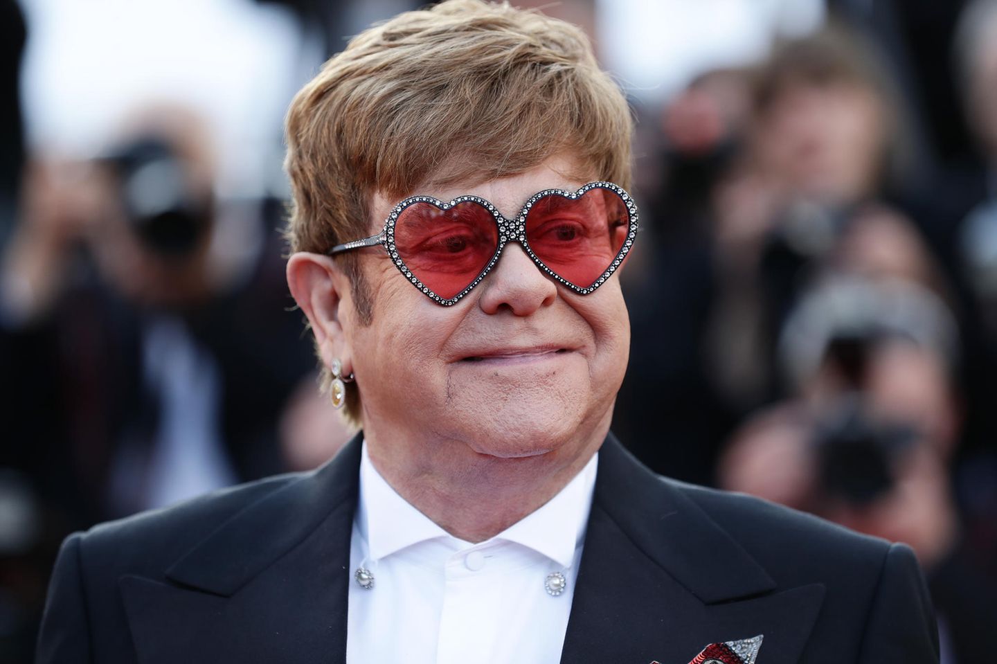 Elton John bei der Filmvorführung von "Rocketman". In diesem Film werden die wichtigsten Momente aus seiner Karriere beleuchtet.