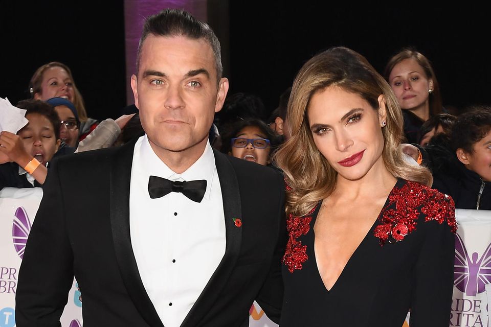 Robbie Williams und Ehefrau Ayda Field 