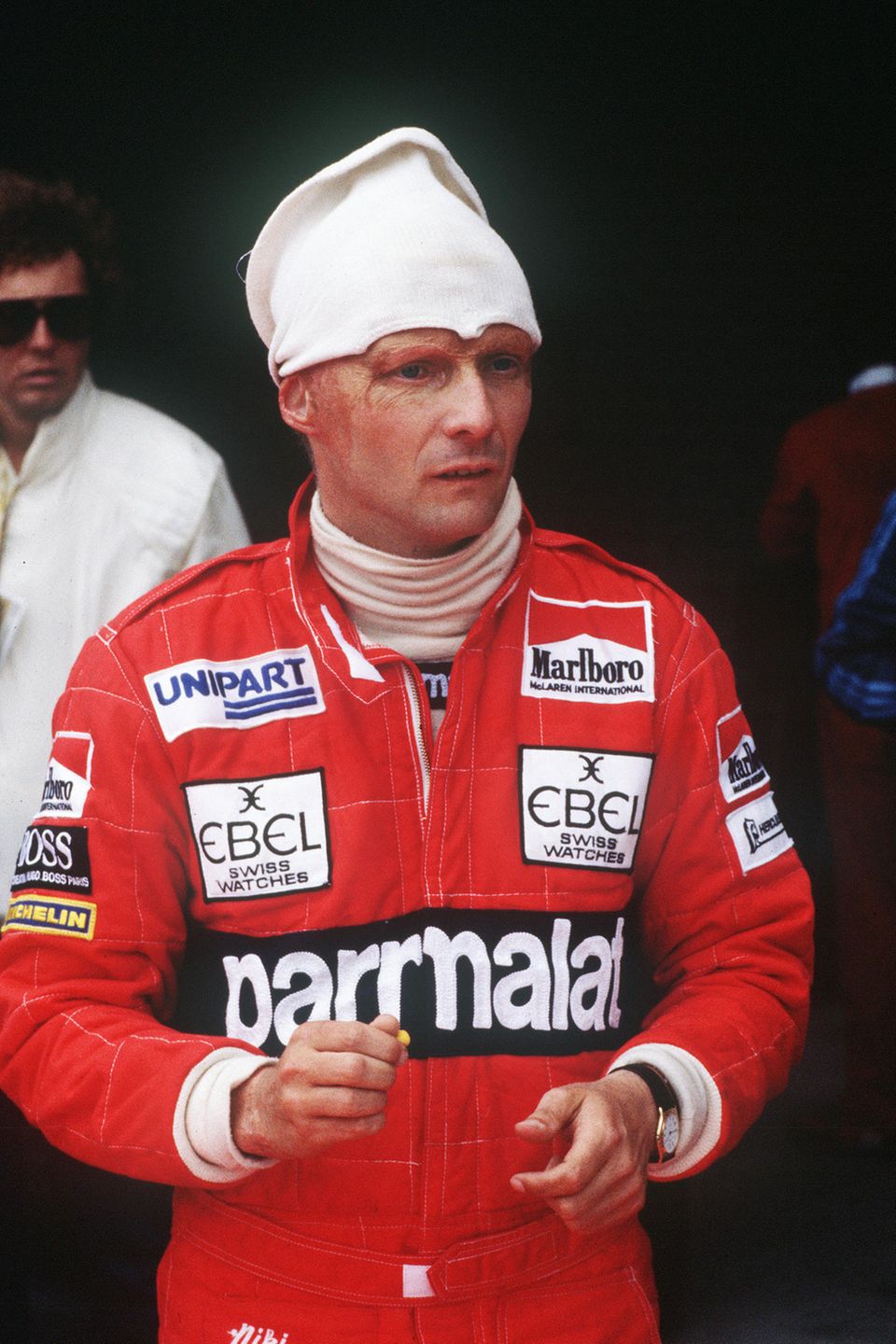 Niki Lauda (hier 1982) muss zahlreiche Operationen und Transplantationen über sich ergehen lassen.