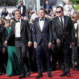 Quentin Tarantino schreitet mit seinem "Once Upon A Time In Hollywood"-Cast über den Roten Teppich in Cannes. 
