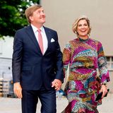 21. Mai 2019  König Willem-Alexander und Königin Máxima sind auf dem Weg zu einem Themendinner in der Historischen Saftfabrik in Werder.
