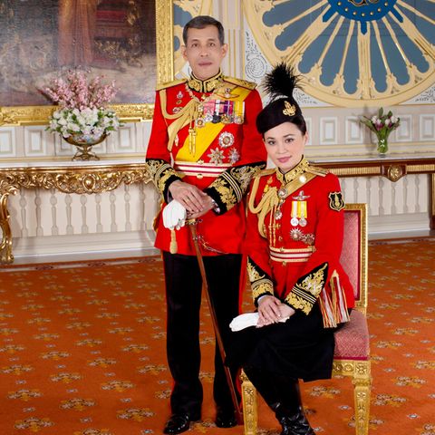 König Maha Vajiralongkorn und Königin Suthida Tidjai