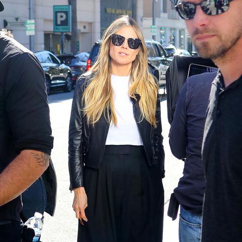 Heidi Klum am Set von "Germany's Next Topmodel