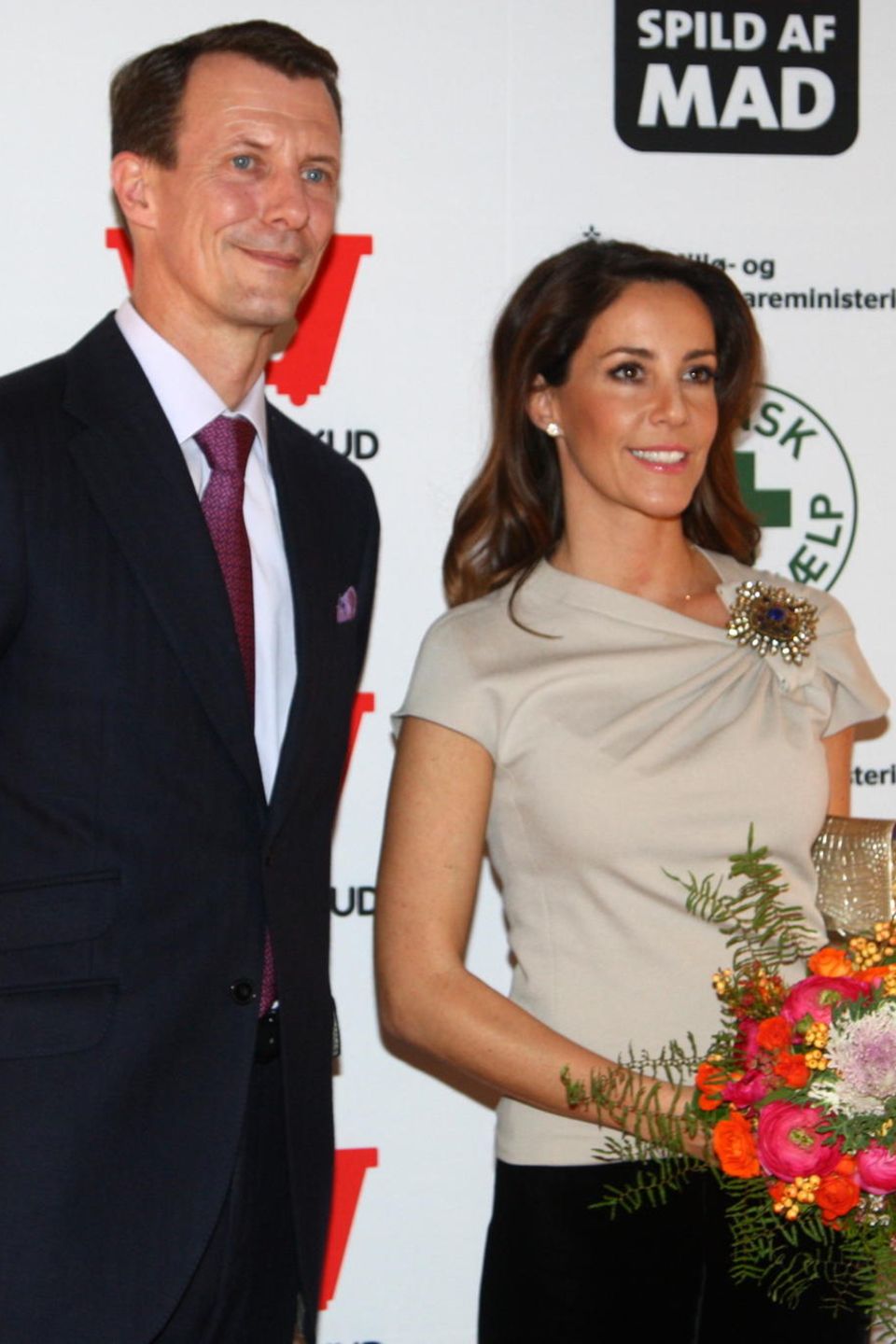 Prinz Joachim und Prinzessin Marie sind vom Umweltministerium und von der dänischen Volkshilfe bei einem Charity-Dinner gegen die Verschwendung von Lebensmitteln eingeladen.