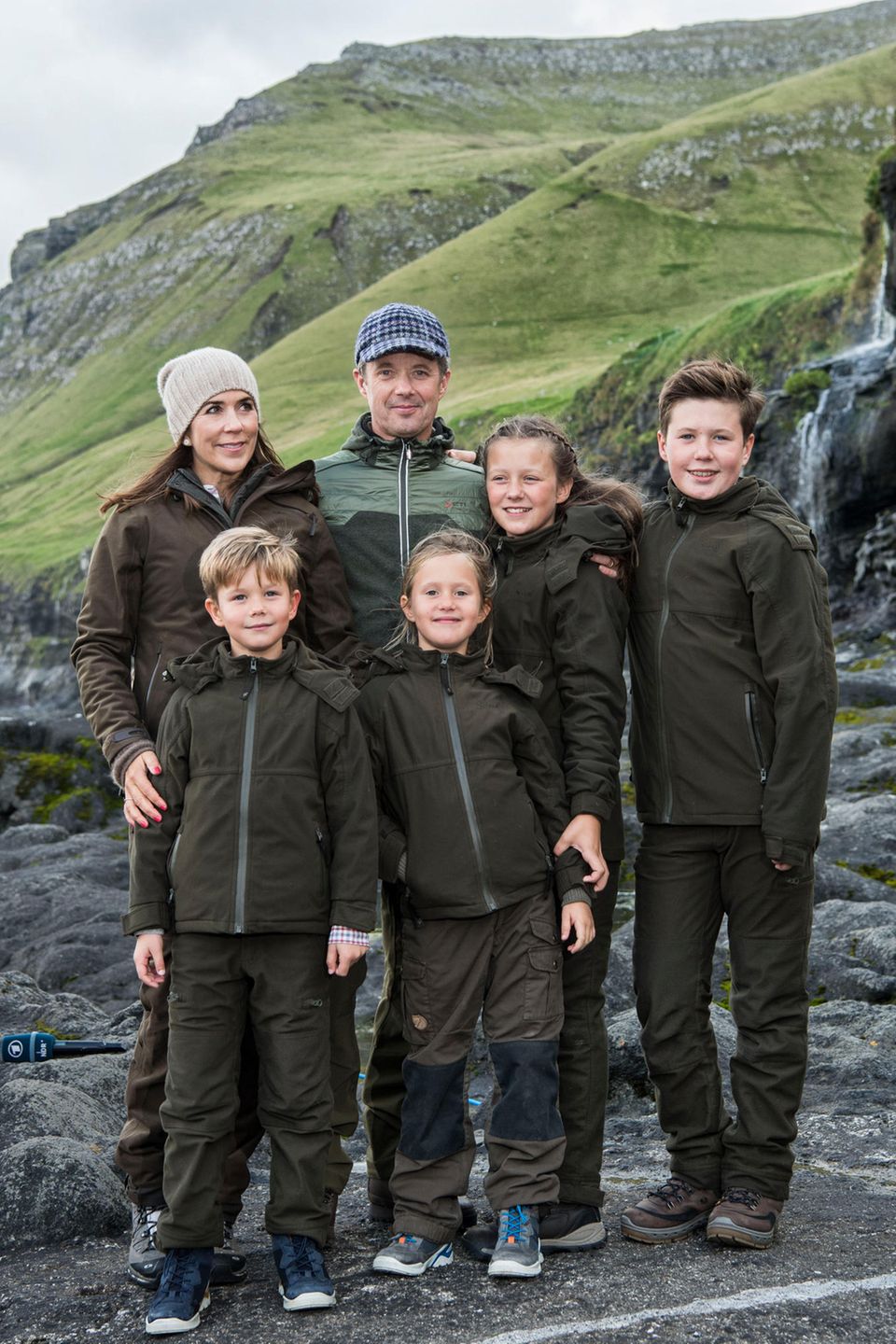 Prinzessin Mary und Prinz Frederik besuchen mit ihren Kindern Prinz Vincent, Prinzessin Josephine, Prinzessin Isabella und Prinz Christian die Inselgruppe Färöer.