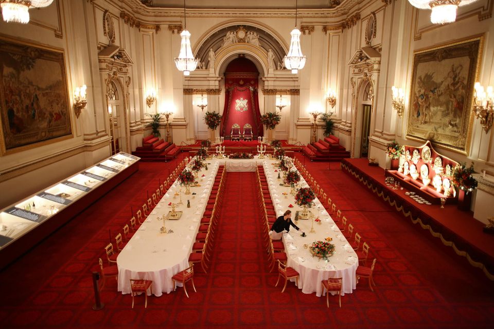 Der Ball Room im Buckingham Palast 