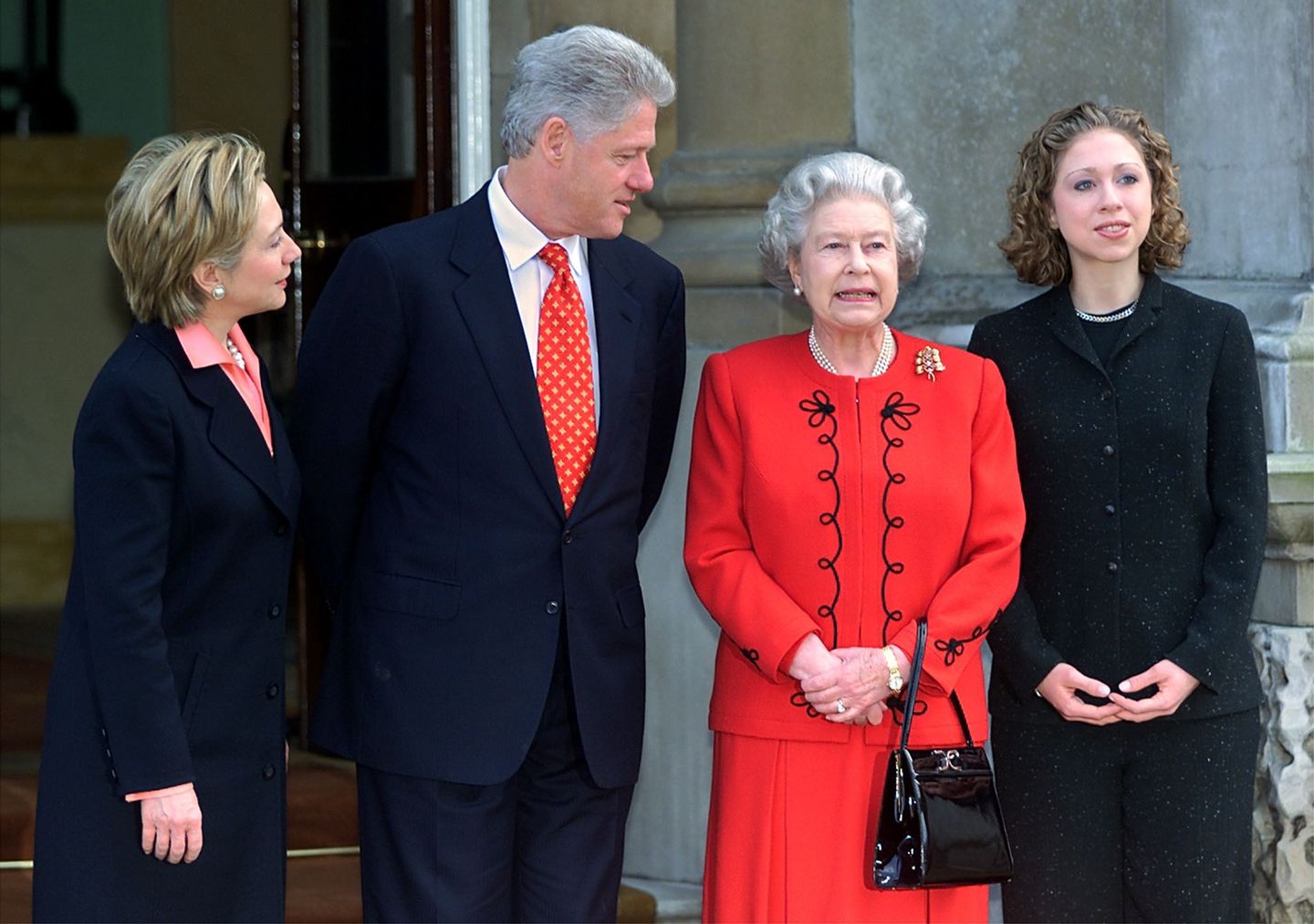 Hillary Clinton, Bill Clinton, Queen Elizabeth, Chelsea Clinton