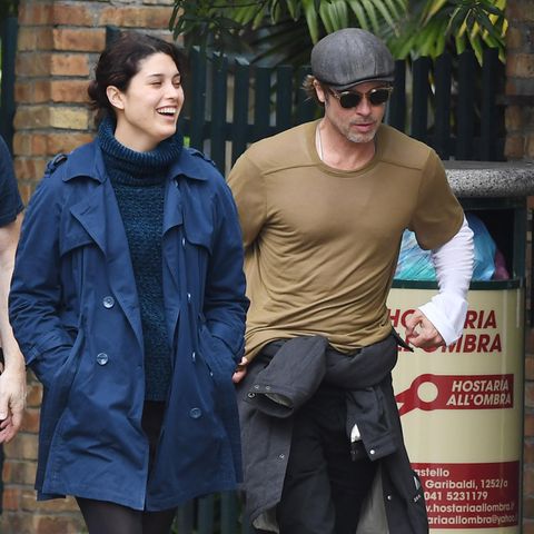 Brad Pitt mit unbekannter Frau in Venedig