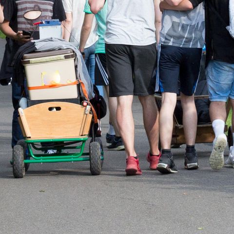 Männer am Vatertag