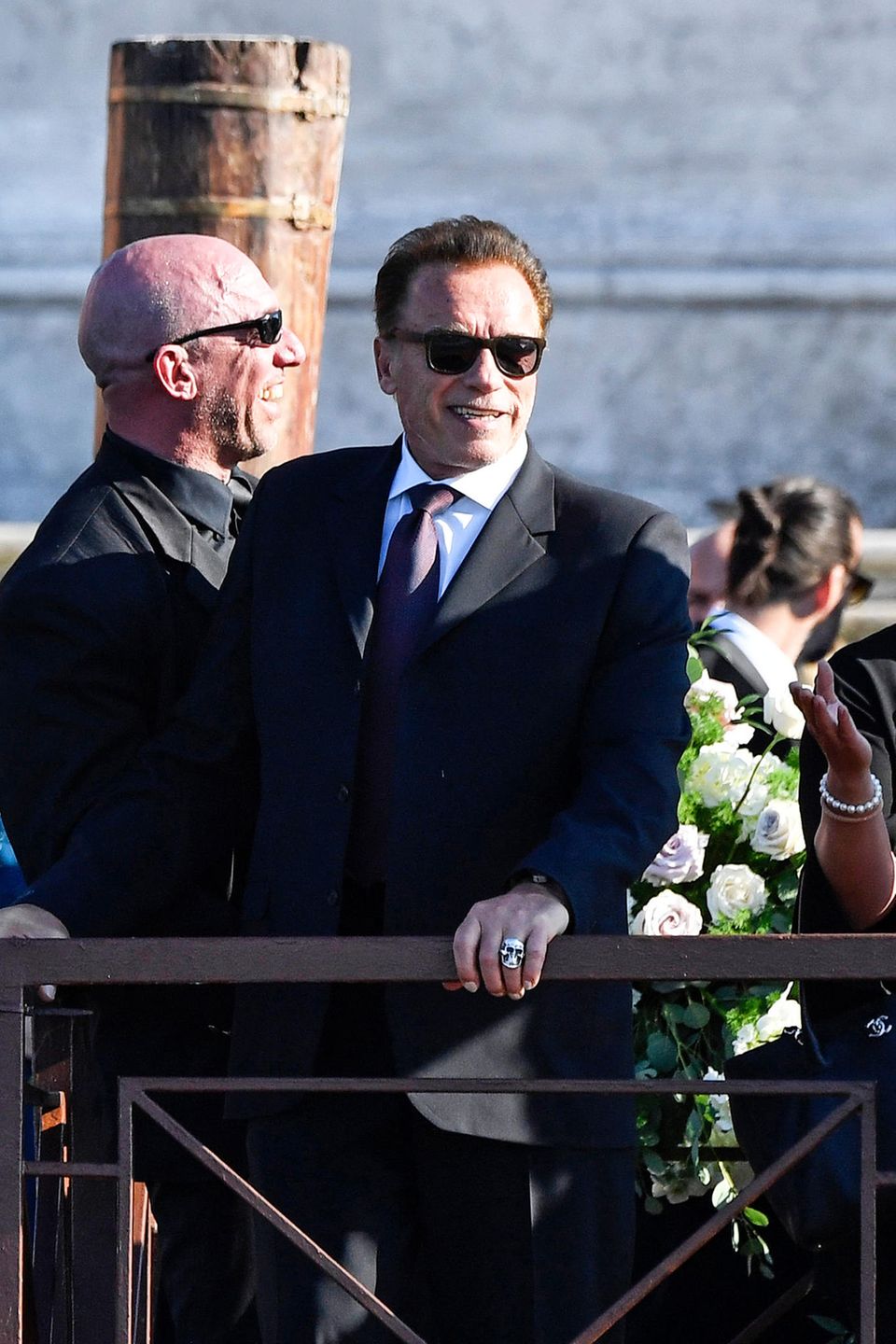 Ein Hochzeitsgast direkt aus Hollywood: Arnold Schwarzenegger