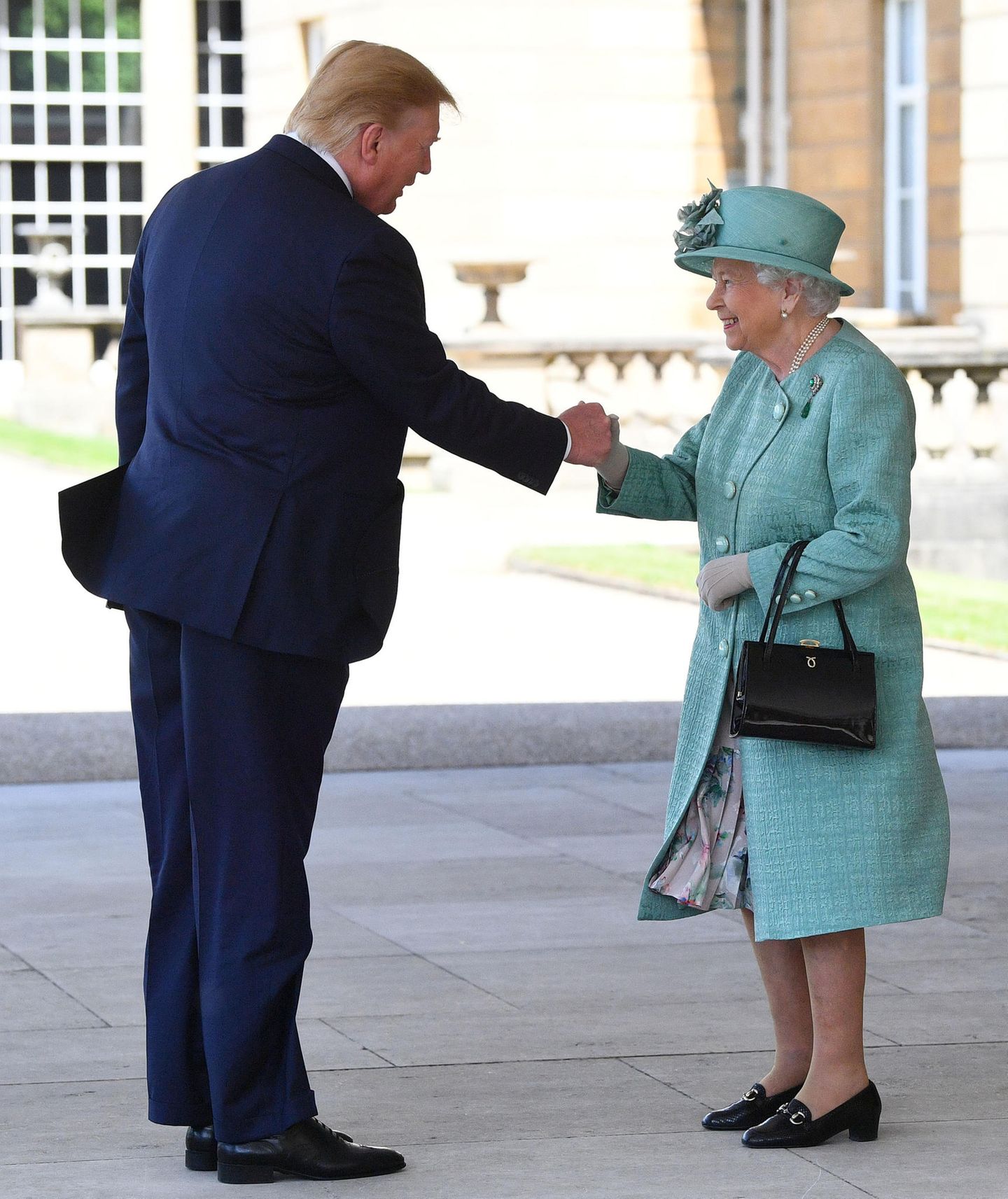 Donald Trump und Queen Elizabeth