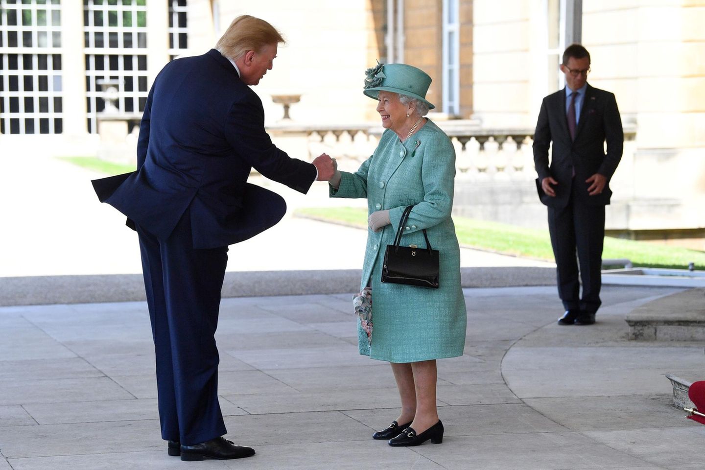 Donald Trump und Queen Elizabeth