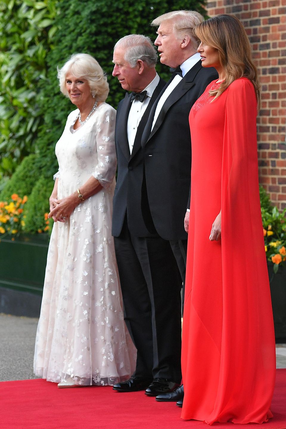 Herzogin Camilla, Prinz Charles, Donald Trump, Melania Trump