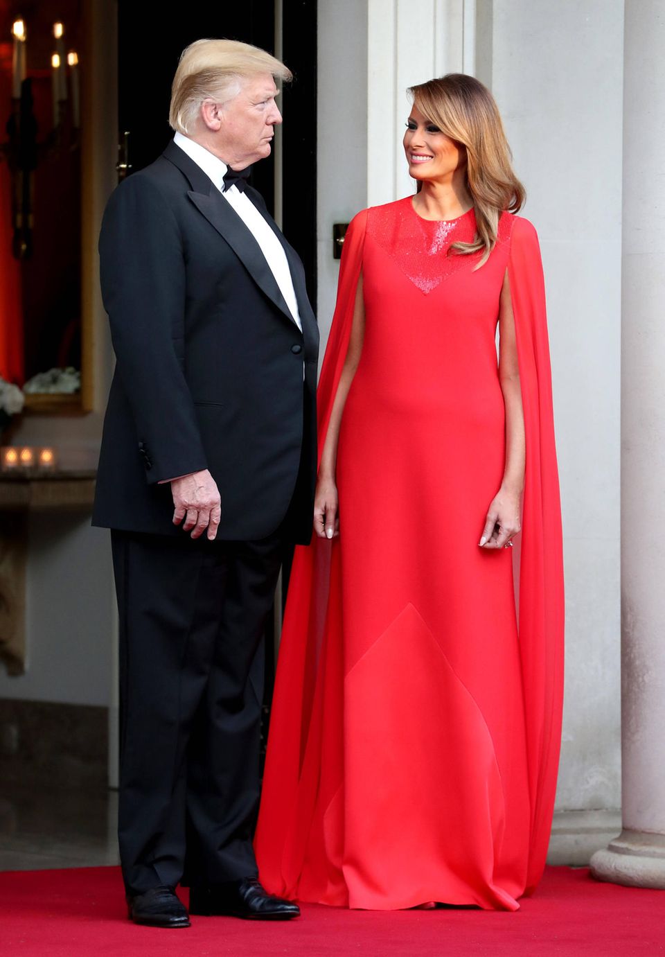 Melania Trump: Melania Trump in Givenchy. Donald Trump, Melania Trump