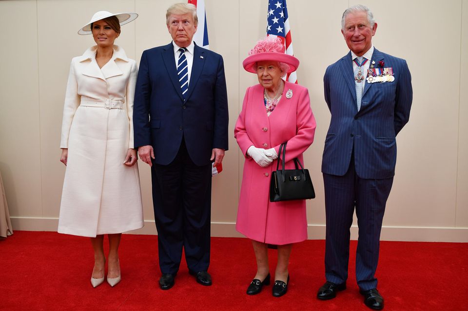 Melania Trump, Donald Trump, Queen Elizabeth, Prinz Charles