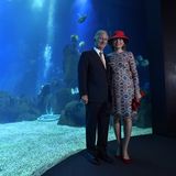 König Philippe und Königin Mathilde besuchen Besuch das "Oceano Azul Foundation and Oceanarium" in Lissabon.