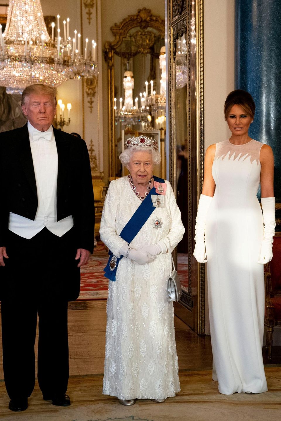 Donald Trump, Queen Elizabeth, Melania Trump