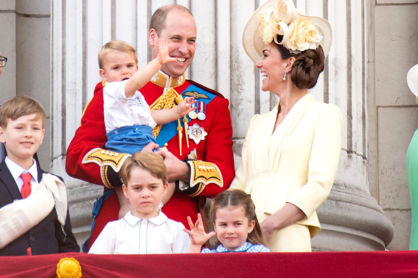 Prinz William, Herzogin Catherine, Prinz George, Prinzessin Charlotte, Prinz Louis