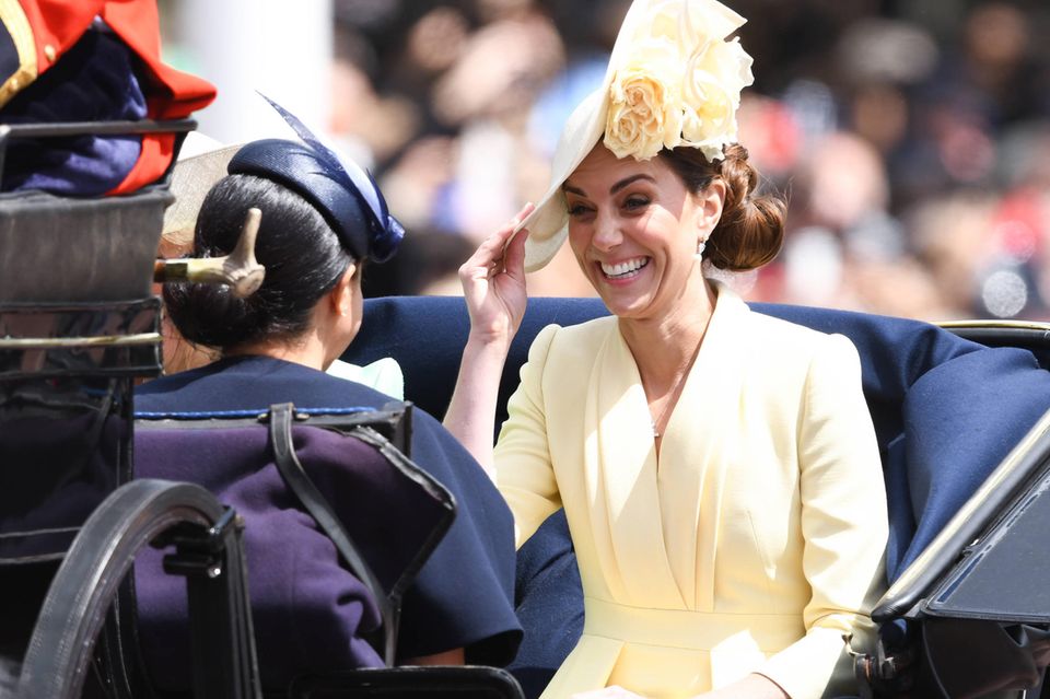 Trooping The Colour, Herzogin Meghan, Herzogin Catherine Trooping The Colour, Herzogin Meghan, Herzogin Catherine