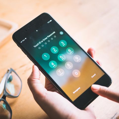 iPhone mit Sperrcode