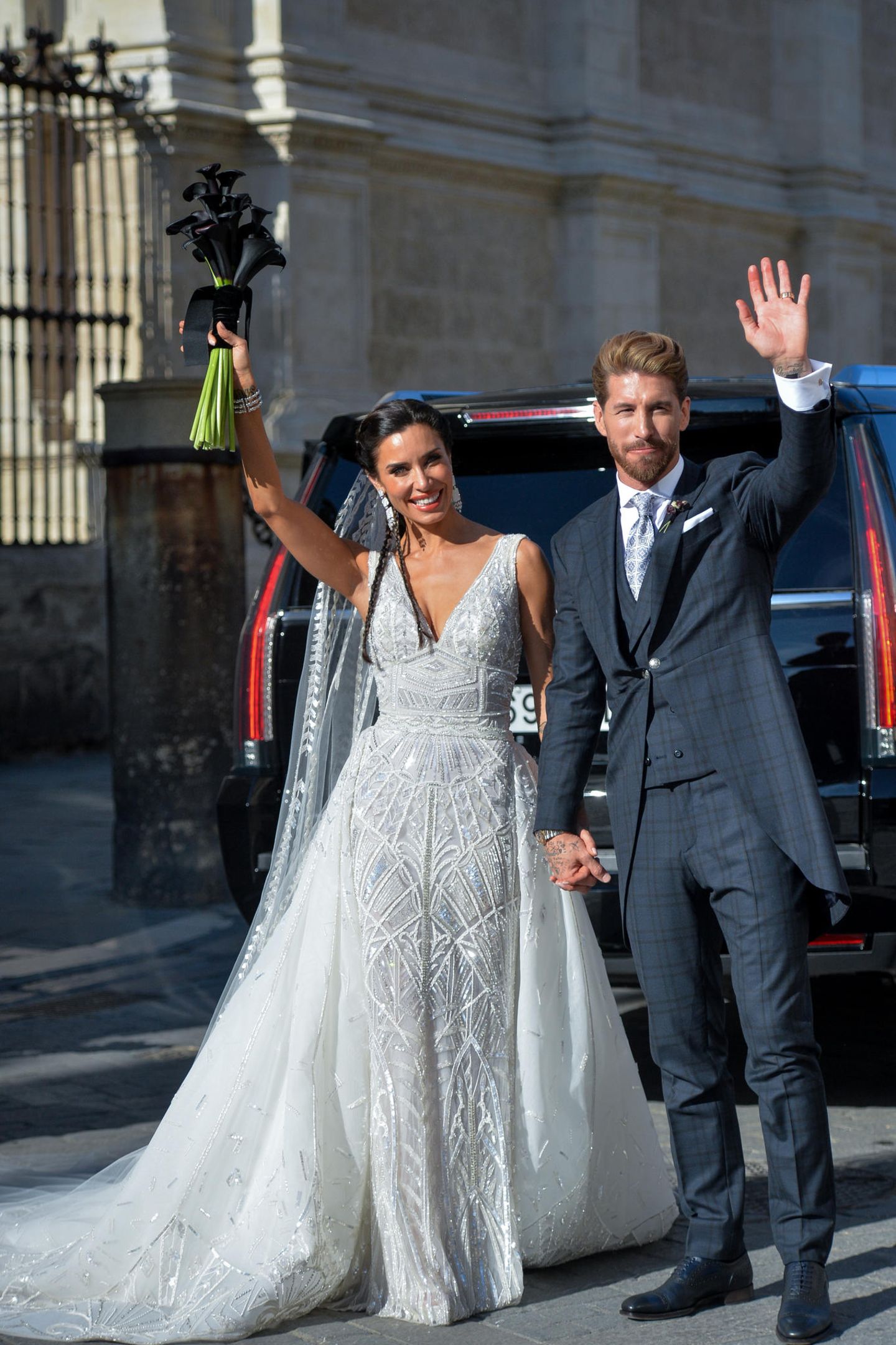 15. Juni 2019  Nach sieben Jahren Beziehung geben sich Sergio Ramos und Pilar Rubio in der Kathedrale von Sevilla das Jawort. Der spanische Nationalkicker und die schöne Moderatorin haben dafür 400 Gäste geladen. Darunter befinden sich auch David und Victoria Beckham.