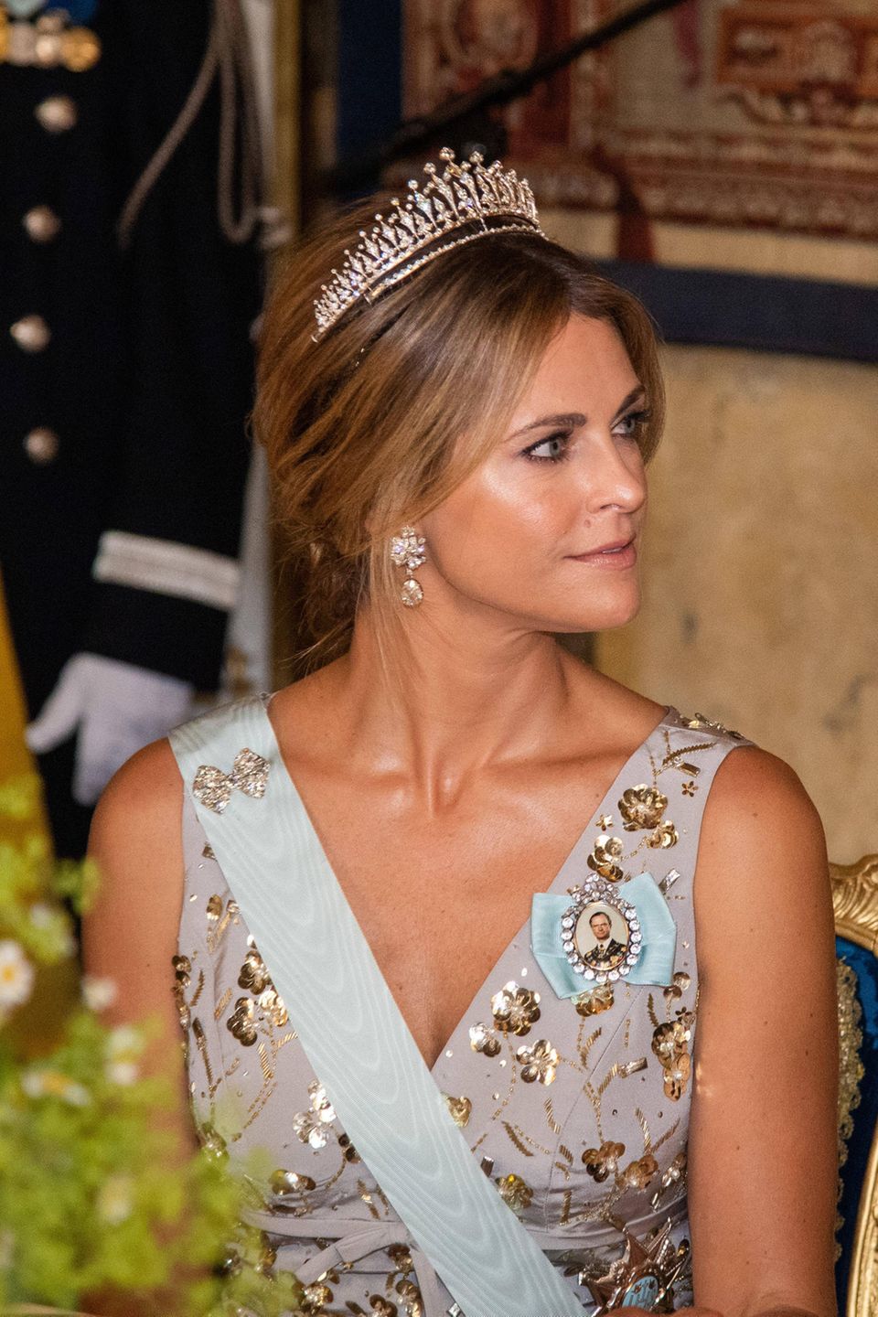Wunderbare Liebeserklärung: Prinzessin Madeleine trägt ihr Hochzeitsdiadem.