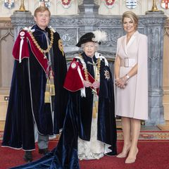 König Willem-Alexander, Queen Elizabeth, Königin Máxima