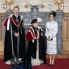 König Felipe, Queen Elizabeth, Königin Letizia 