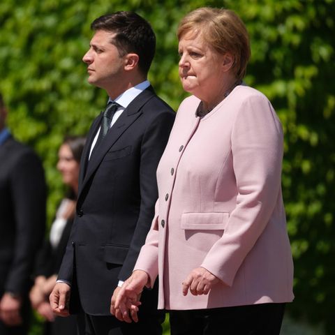 Wolodymyr Selenskyj, Angela Merkel