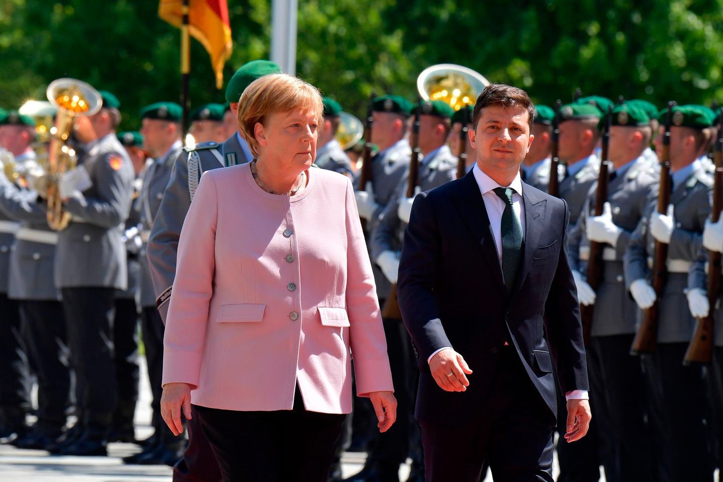 Angela Merkel, Wolodymyr Selenskyj