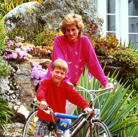 Prinzessin Diana + Prinz William im Jahr 1989
