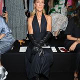 Fashion-Liebhaberin Céline Dion ist Front-Row-Gast bei Schiaparelli.
