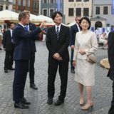 28. Juni 2019  Das japanische Kronprinzenpaar unternimmt eine Sightseeing-Tour durch die historische Altstadt.