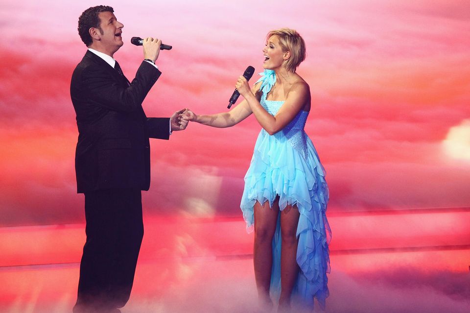 Prominente Duett-Partnerin: 2011 trat Semino Rossi mit Helene Fischer in ihrer Show auf.