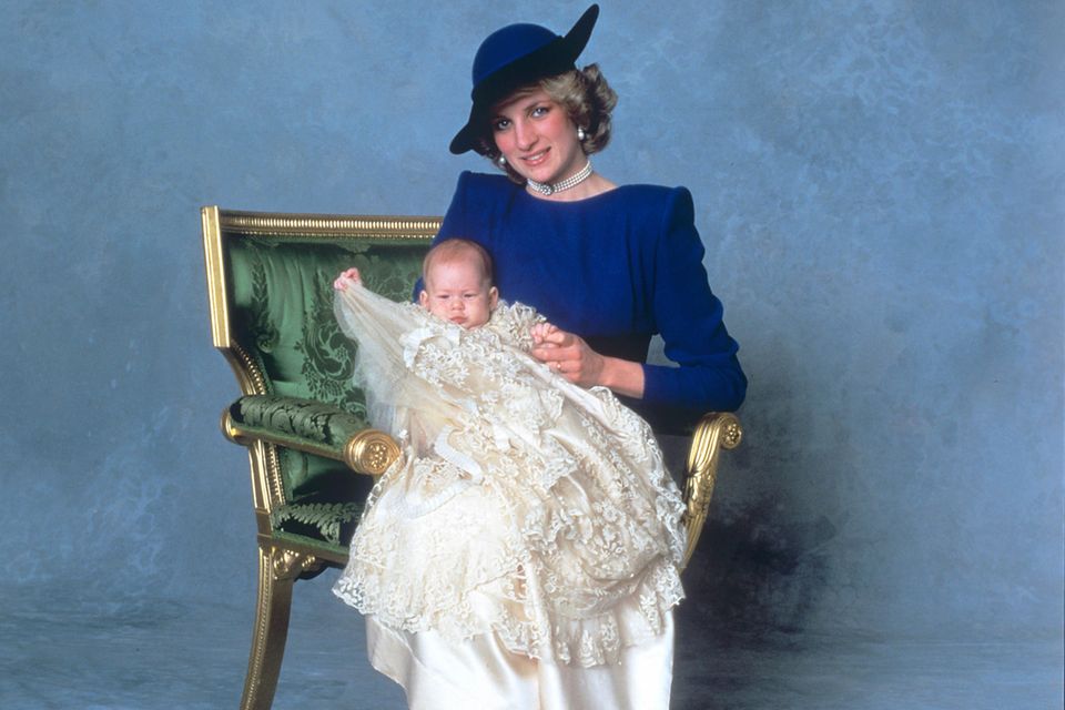 Prinzessin Diana, Prinz Harry, Taufe 1984 Prinzessin Diana, Prinz Harry, Taufe 1984