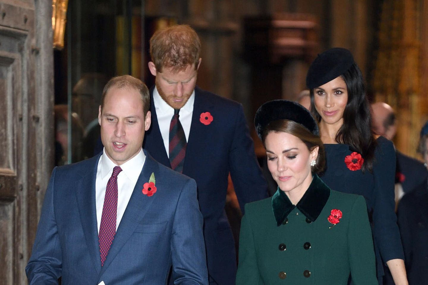 Prinz William, Herzogin Catherine, Prinz Harry und Herzogin Meghan