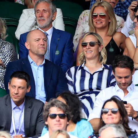 Mike und Zara Tindall in Wimbledon