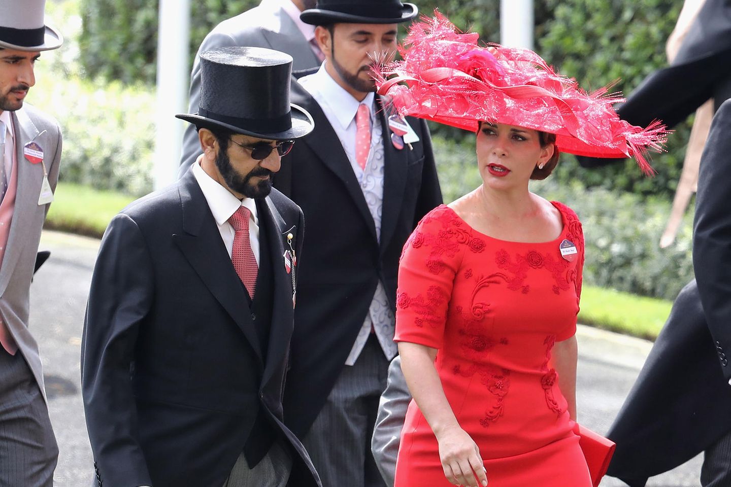 Mohammed bin Raschid Al Maktoum und Prinzessin Haya in Ascot