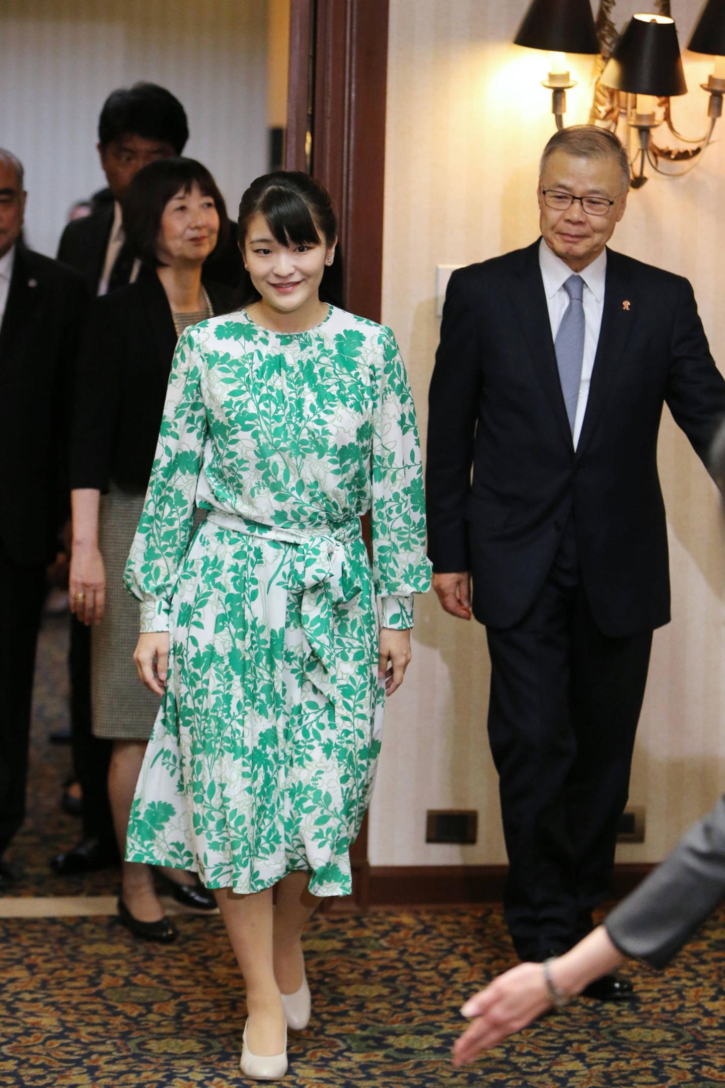 11. Juli 2019  Prinzessin Mako trifft in Lima Freiwillige der "Japan International Cooperation Agency".