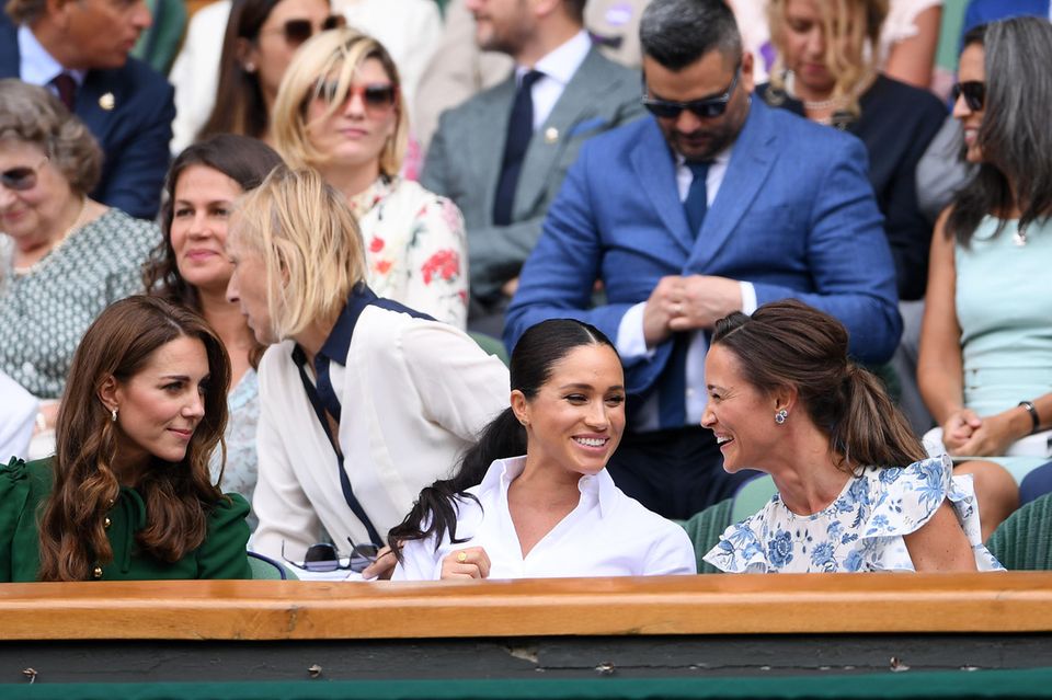 Catherine, Meghan und Pippa beim Finale in Wimbledon