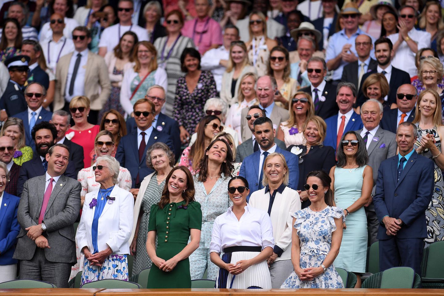 Die Royal Box in Wimbledon 2019