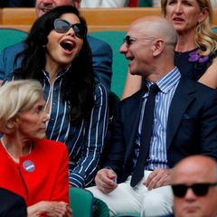 14. Juli 2019  Amazon-Chef Jeff Bezos sieht sich das Finale mit seiner Freundin Lauren Sánchez an. 