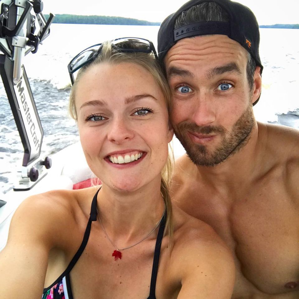 Miriam Höller und ihr Freund Nate Herbert.