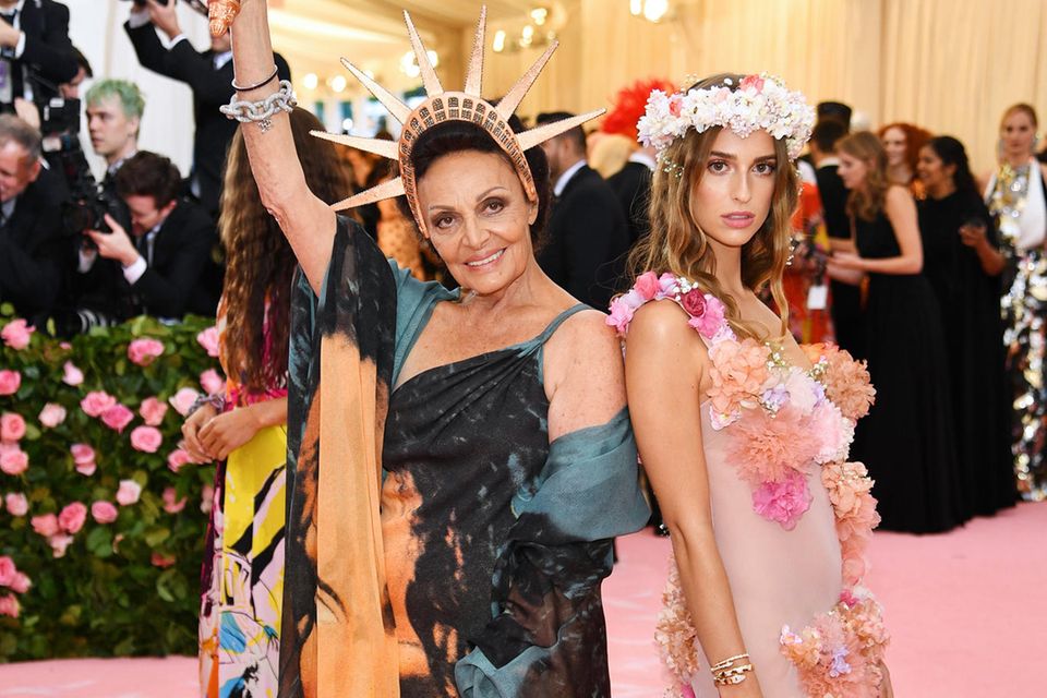 Diane von Fürstenberg und Enkelin Talita bei der Met Gala 2019