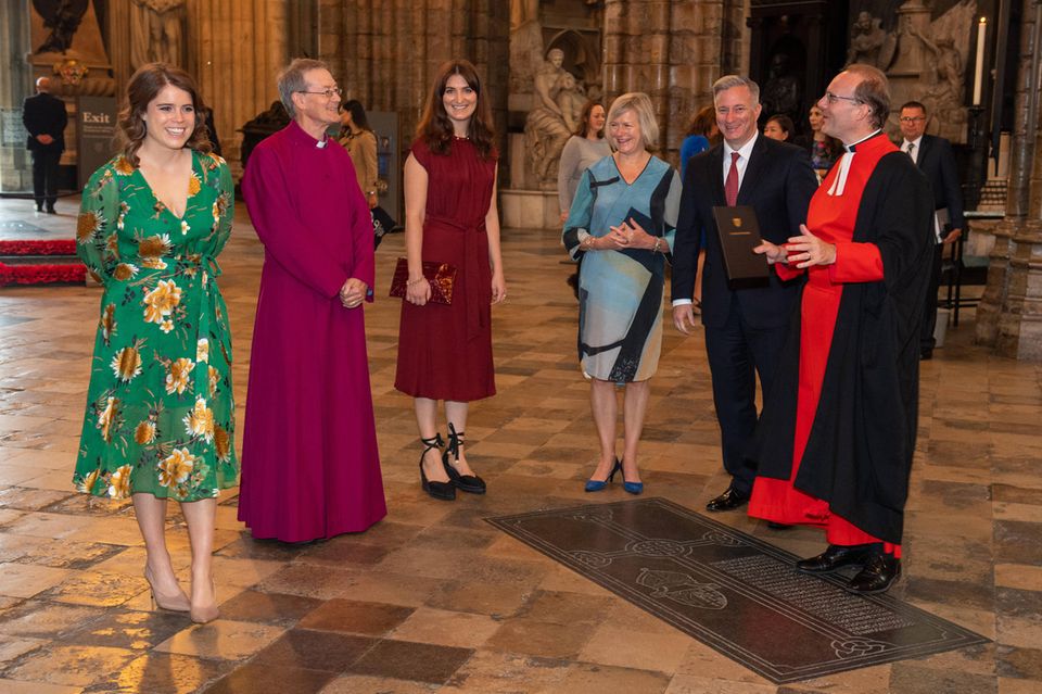 Prinzessin Eugenie: Prinzessin Eugenie beim Besuch der Westminster Abbey am Tag zur Abschaffung der modernen Sklaverei in London. Prinzessin Eugenie beim Besuch der Westminster Abbey am Tag zur Abschaffung der modernen Sklaverei in London.