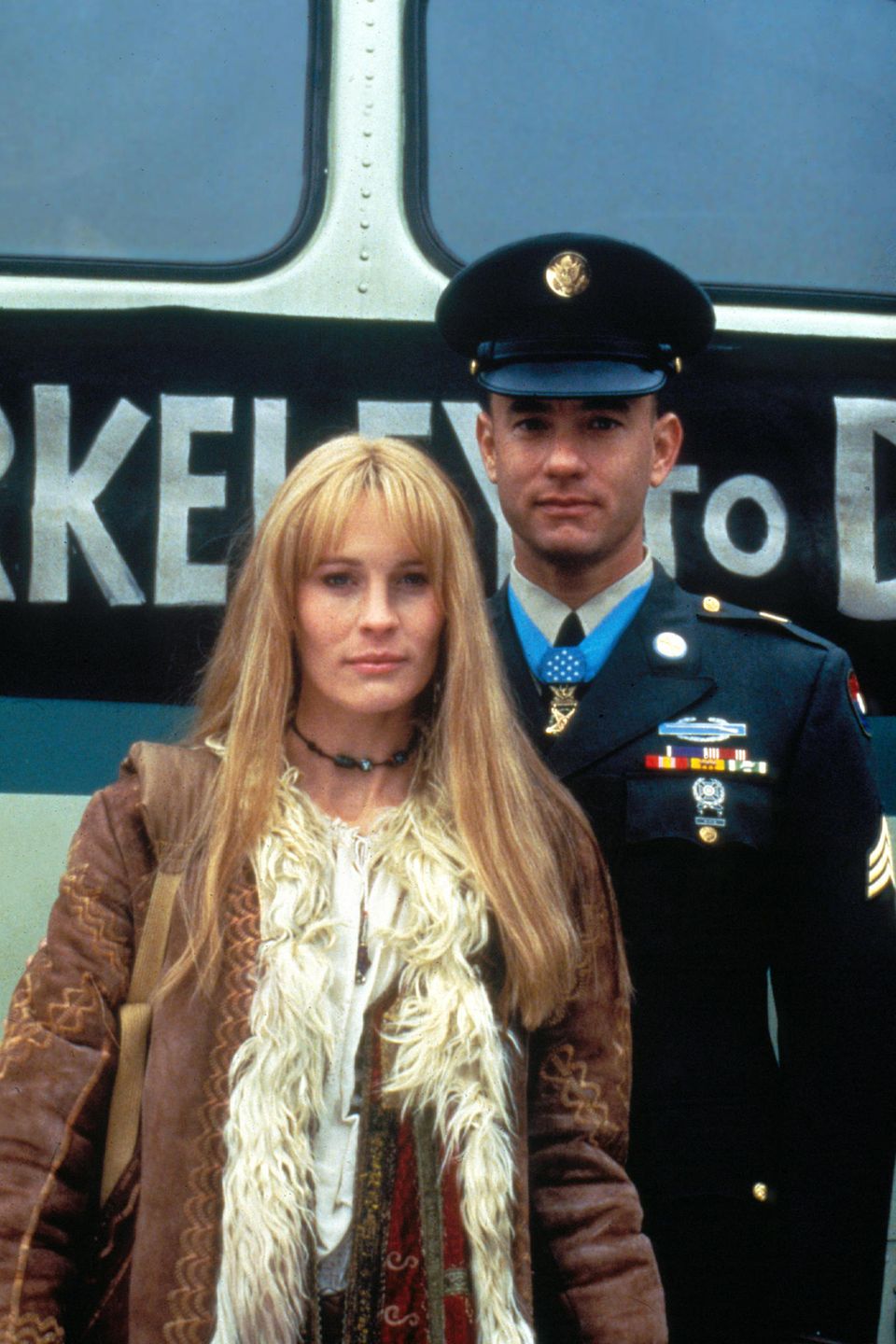 Tom Hanks und Robin Wright spielen Forrest Gump und dessen Jugendliebe Jenny.